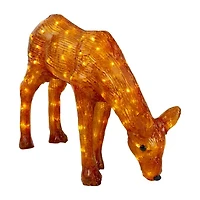 Northlight 22in Led Lighted Commercial Grade Acrylic Reindeer Christmas Yard Art