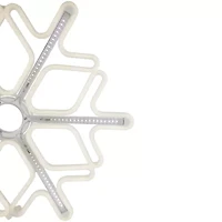 Northlight 16in Cascading Lighted Snowflake Christmas Yard Art
