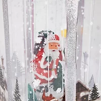 Northlight 12 Inmusical Snowing Gift Box Santa Christmas Snow Globe