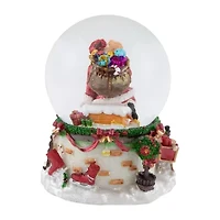 Northlight 7 In Musical Chimney Santa Christmas Snow Globe
