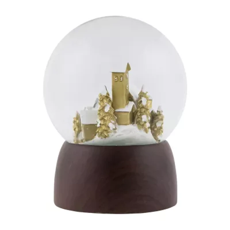 Northlight 6.5in Holiday Village Wonderland Christmas Musical Christmas Snow Globe