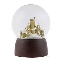 Northlight 6.5in Holiday Village Wonderland Christmas Musical Christmas Snow Globe