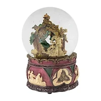 Northlight 5.75in Holy Family Nativity Scene Christmas Santa Christmas Snow Globe