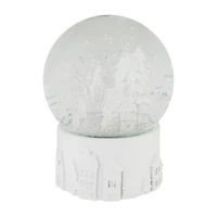 Northlight 5.5in Snowy Christmas Church Musical Water Christmas Snow Globe