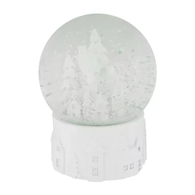 Northlight 5.5in Snowy Christmas Church Musical Water Christmas Snow Globe