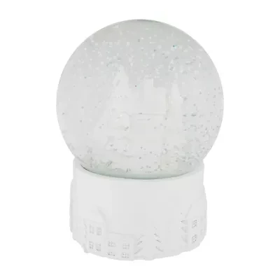 Northlight 5.5in Snowy Christmas Church Musical Water Christmas Snow Globe