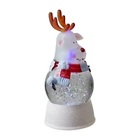 Northlight 8in Led Reindeer Christmas Christmas Snow Globe