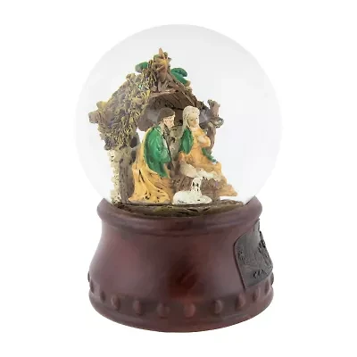 Northlight 5.5in Christmas Nativity Musical Christmas Snow Globe