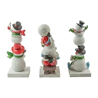 Northlight Snowmen 9in 3-pc. Christmas Stocking Holder