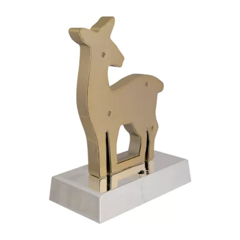 Northlight Gold Led Lighted Snowflake 7.5in Christmas Stocking Holder