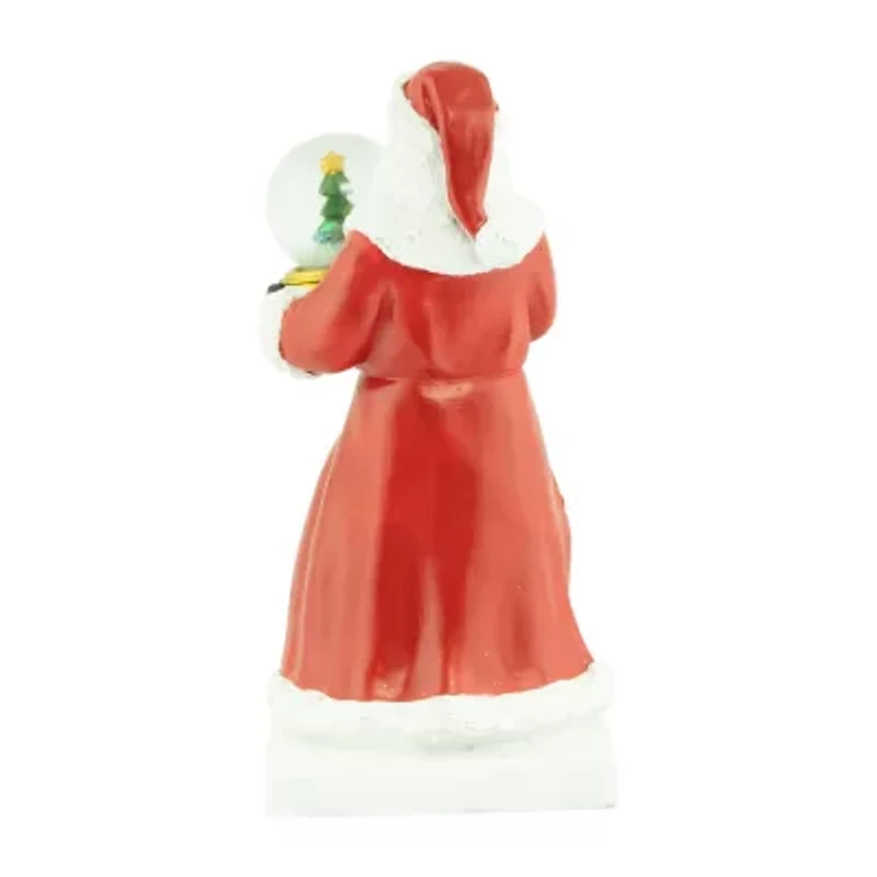 Northlight 8.75in Old-World Santa With Water Globe Christmas Stocking Holder