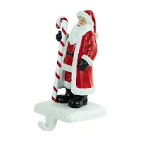Northlight 6.5in Santa With Candy Cane Christmas Stocking Holder