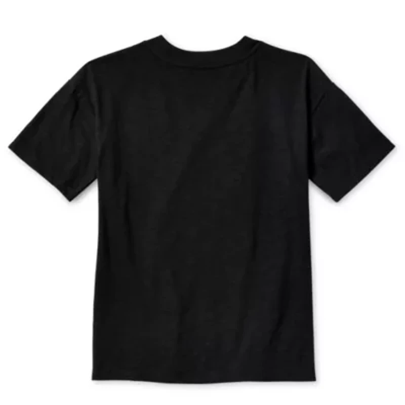 Thereabouts Oversized Little & Big Kid Girls Round Neck Short Sleeve Oversized Graphic T-Shirt