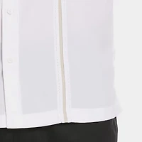 Cubavera Pick Stitch Mens Short Sleeve Regular Fit Button-Down Shirt