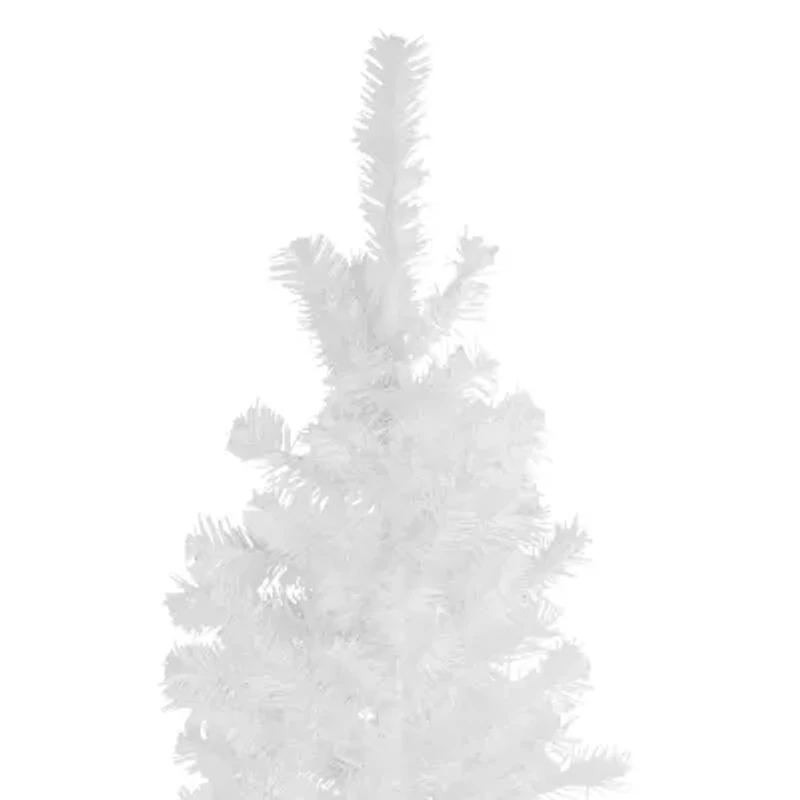 Northlight White Winston Slim Artificial Unlit 6 1/2 Foot Pine Christmas Tree