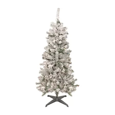 Northlight Medium Heavily Artificial  Multicolor Lights 4 1/2 Foot Pre-Lit Pine Christmas Tree