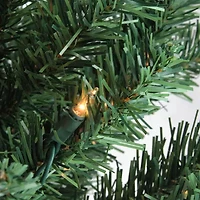 Northlight Full Buffalo Artificial Clear Lights 4 1/2 Foot Pre-Lit Fir Christmas Tree
