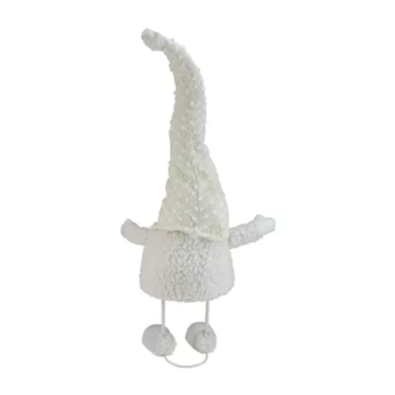 Northlight 24.5in White And Beige Sparkling Serena Christmas Christmas Gnome