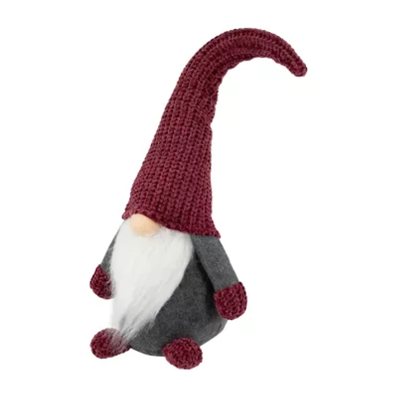 Northlight 18in Pink And Gray Standing  Christmas Decoration Christmas Gnome