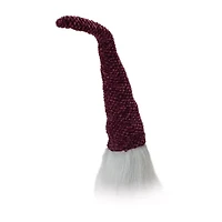 Northlight 15in Purple Plum And White  Head Christmas Tabletop Decor Christmas Gnome
