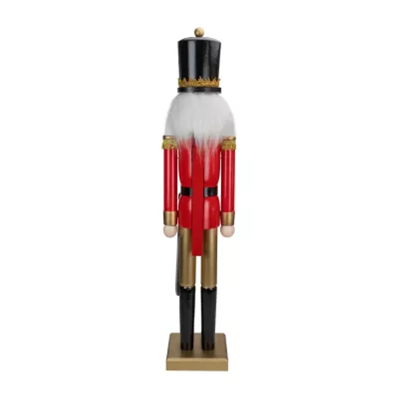 Northlight 36in Red And Gold Soldier  With Sword Christmas Nutcracker
