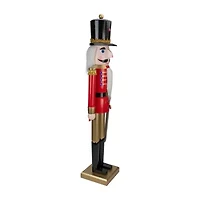 Northlight 36in Red And Gold Soldier  With Sword Christmas Nutcracker
