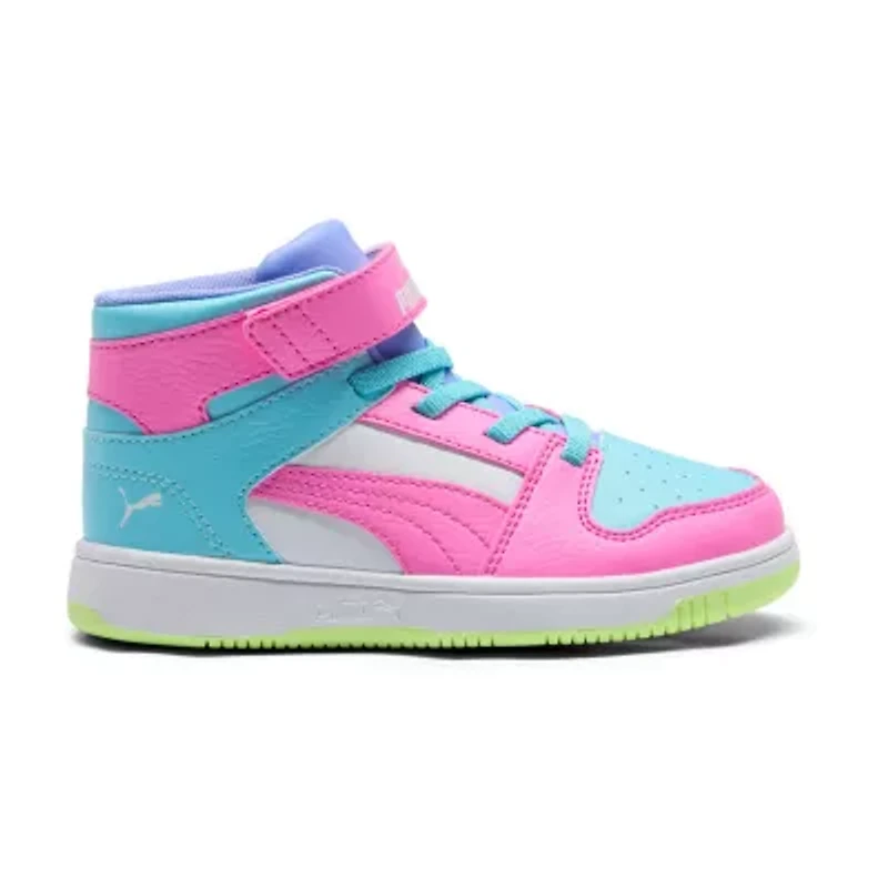 PUMA Rebound Layup Rcl Little Kid Girls Basketball Shoes