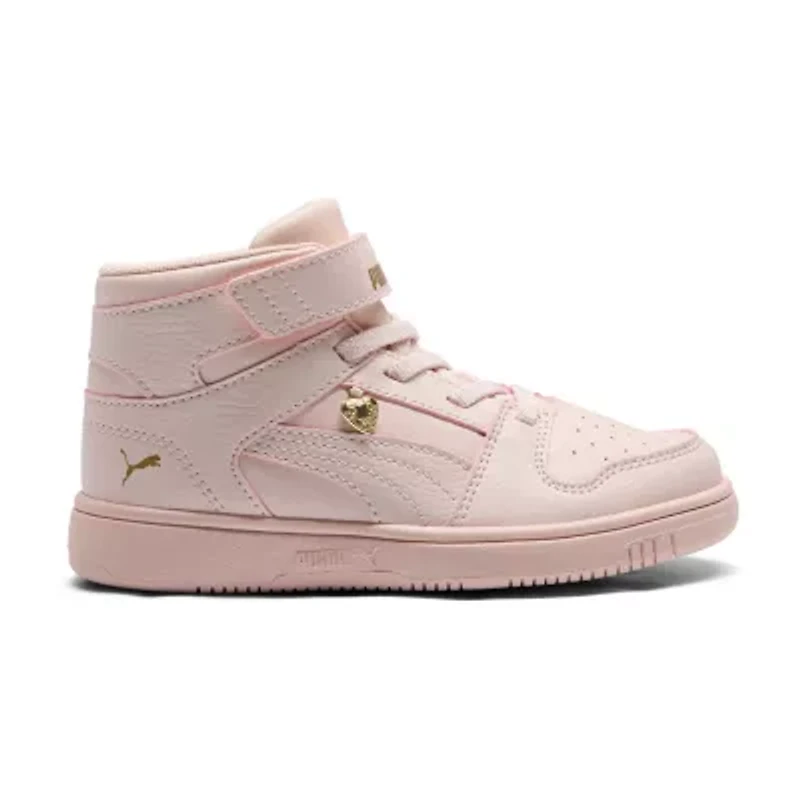 PUMA Rebound Layup Rcl Valentine Little Kid Girls Basketball Shoes