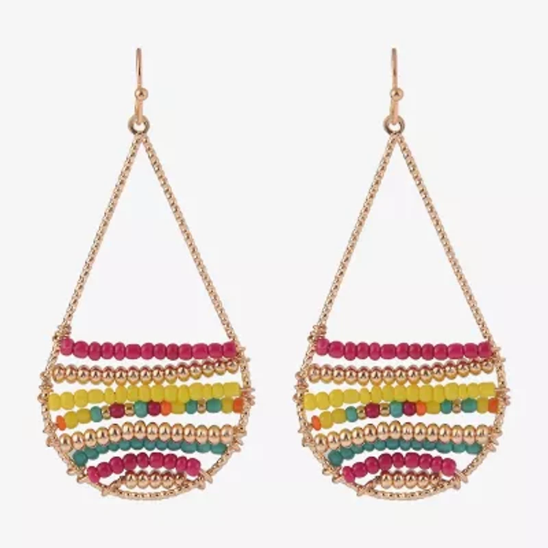 Mixit Womens Drop Earrings