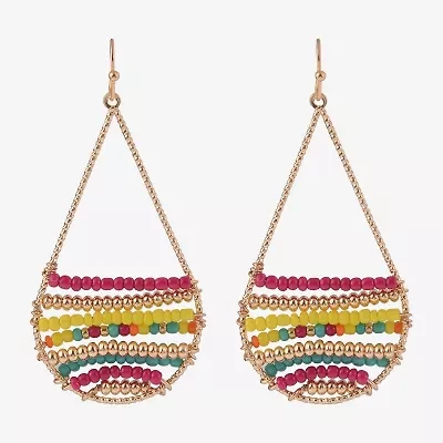 Mixit Womens Drop Earrings