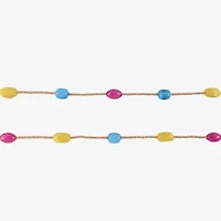 Mixit Womens 34 Inch Beaded Necklace