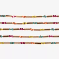 Mixit Womens Inch Beaded Necklace