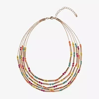 Mixit Womens Inch Beaded Necklace