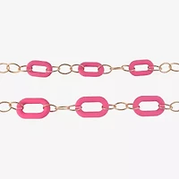 Mixit Womens 19 Inch Link Necklace