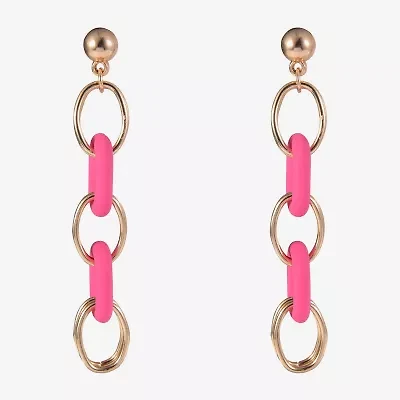 Mixit Womens Drop Earrings