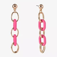 Mixit Womens Drop Earrings