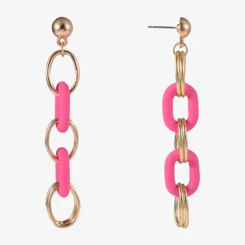 Mixit Womens Drop Earrings