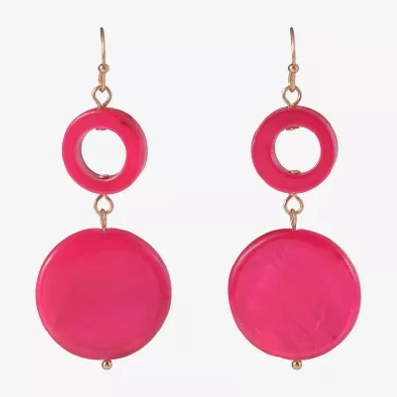 Mixit Womens Drop Earrings