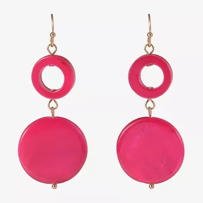 Mixit Womens Drop Earrings