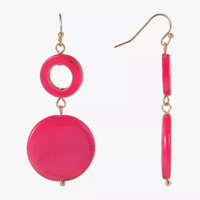 Mixit Womens Drop Earrings