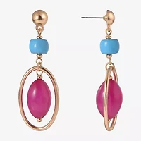 Mixit Womens Drop Earrings