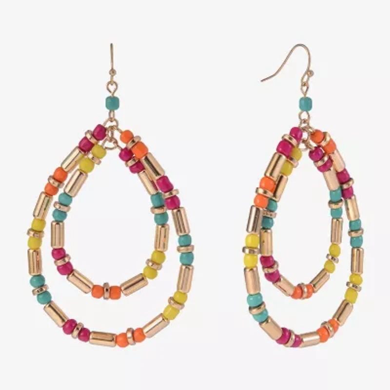 Mixit Womens Drop Earrings