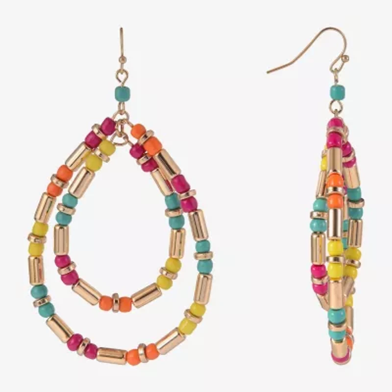Mixit Womens Drop Earrings