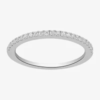 (G / I1) Womens 1/5 CT. Lab Grown White Diamond 10K Gold Wedding Band