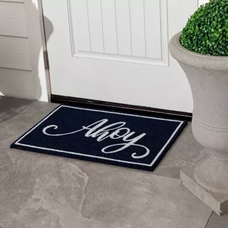 Mohawk Home Ahoy Welcome Indoor Outdoor Rectangular Doormat