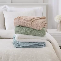 Martha Stewart Knit Lightweight Throw