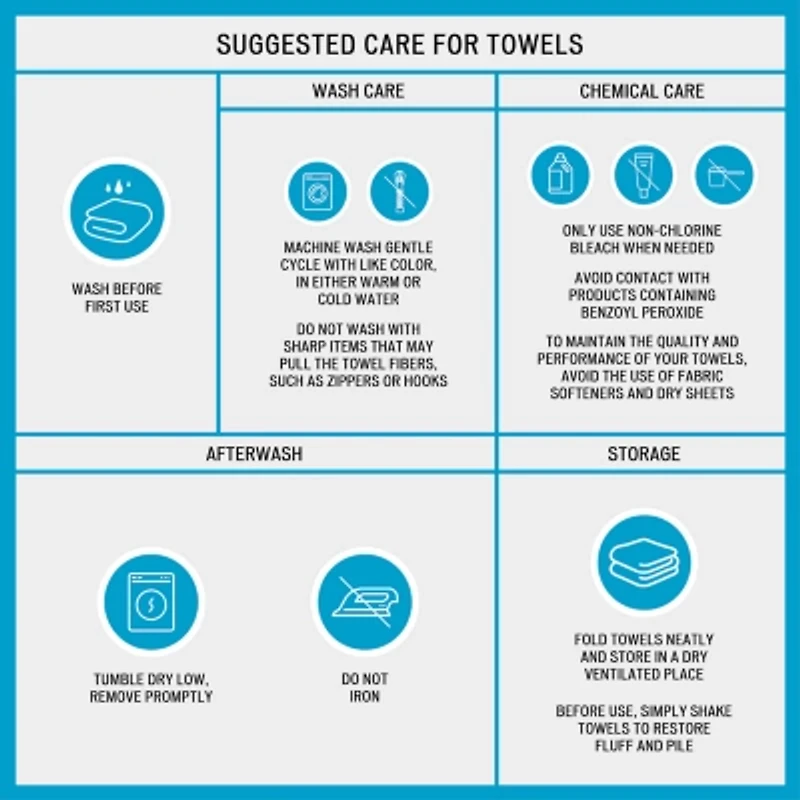 Madison Park Essentials Remy Cotton Super Soft Solid 6-pc. Quick Dry Bath Towel Set