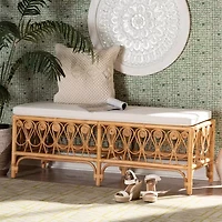 Ibiza Rattan Bench