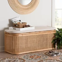 Ishana Rattan Bench
