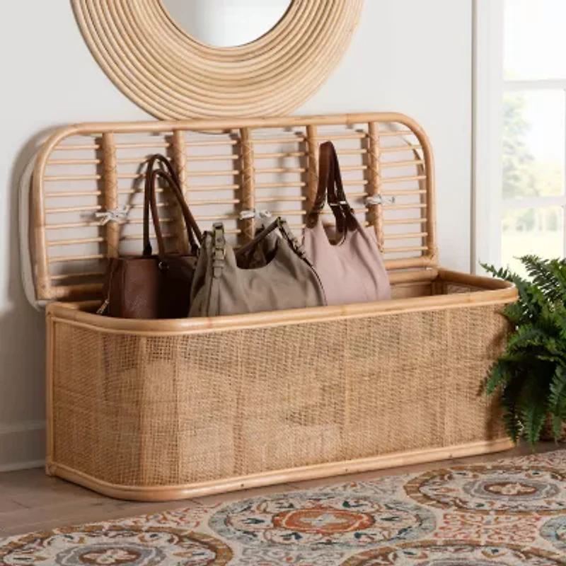 Ishana Rattan Bench